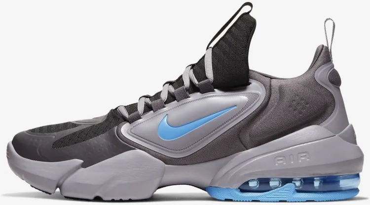 کفش باشگاهی نایک ایرمکس آلفا سویج رنگ آبی طوسی خاکستری